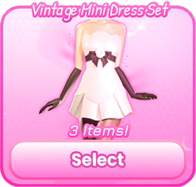 Vintage Mini Dress Set..